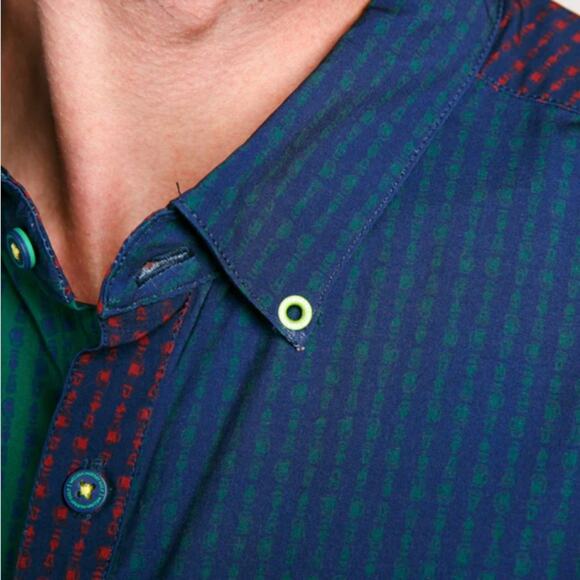 William Murray 3 XL Golf “Beersucker” Long Sleeve Button Down NWOT - Picture 2 of 6